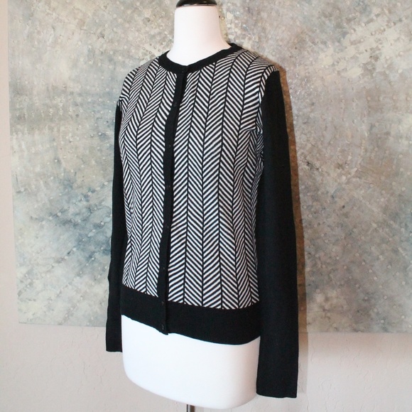 NWT Merona Ebony Pattern Cardigan - Picture 1 of 8